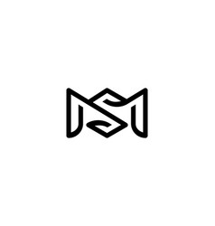 Letter Ms Logo Design