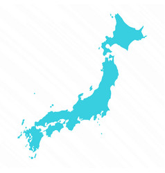 Simple Map Of Japan Country