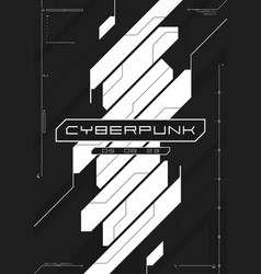 Cyberpunk Futuristic Poster Modern