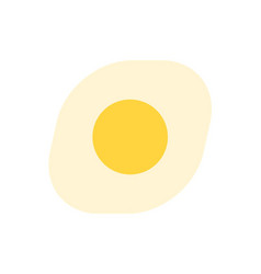 Isolated Fried Sunny Chicken Egg Icon Color