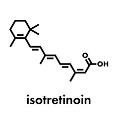 Isotretinoin Acne Treatment Drug Molecule Known