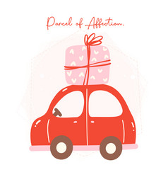 Valentine Love Delivery Car Cute Kawaii Vehicle