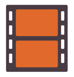 Film Negative Strip Flat Icon