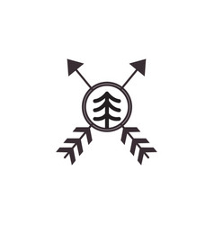 Arrow Trees Icon Logo