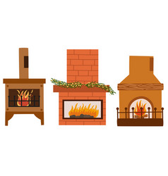 Christmas Fireplace Collection Home Fireplaces