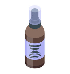 Man Face Spray Icon Isometric After Person