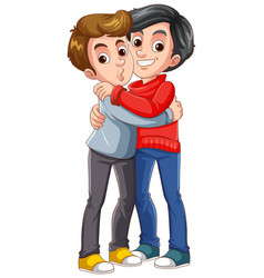 Male Couple Cartoon Character