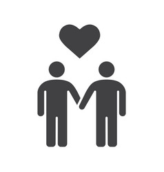 Homosexual Couple Glyph Icon