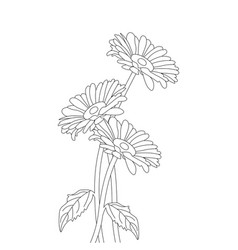 Sunflowers Continuous Line Drawing Coloring Book