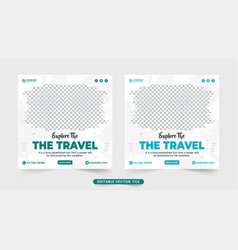 Travel Agency Promotion Banner Template