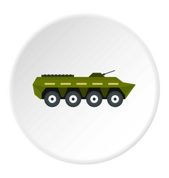 Armoured Troop Carrier Icon Circle