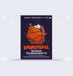 Basketball Game Poster Template