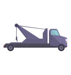 Side Crash Emergency Icon Cartoon Salvage