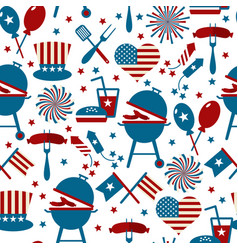 Fourth Of July Party And Memorial Day Icons