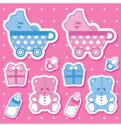 Newborn icons Royalty Free Vector Image - VectorStock