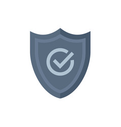 Data Shield Icon Flat Cyber Protect