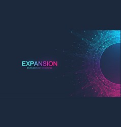 Expansion Of Life Colorful Explosion Background