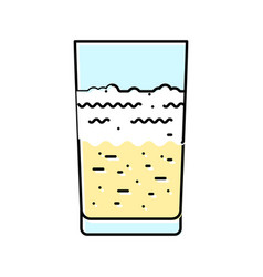 Milk Rotten Food Color Icon