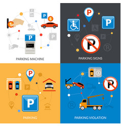 Parking Icons Set