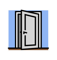 Door Building House Color Icon