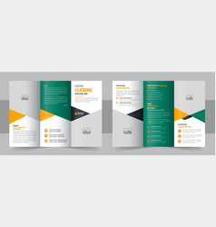 Modern Lawn Care Trifold Brochure Template