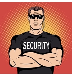 Security Guard Comics Design