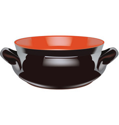 Modern Black And Red Saucepan