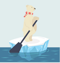 Polar Bear On An Ice Floe