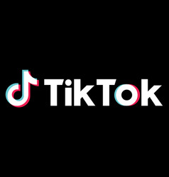 Tiktok Logotype And Text