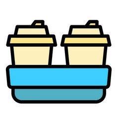 Coffee To Go Icon Flat