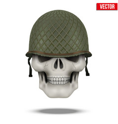 Military Us Helmet M1 Wwii And Skull