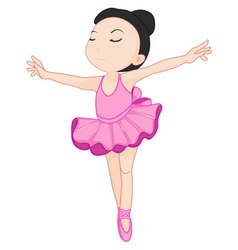 Ballerina posing Royalty Free Vector Image - VectorStock