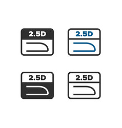 25d Glass Icon