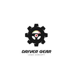 Driver Gear Logo Symbol Design