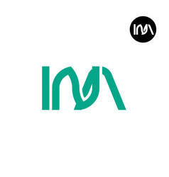 Letter Ina Monogram Logo Design