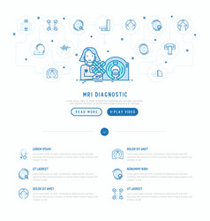 Mri Diagnostics Concept Therapist With Scan