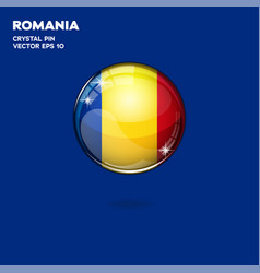 Romania Flag 3d Buttons