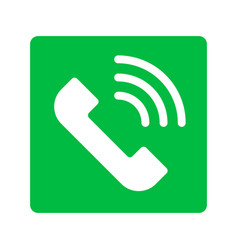 Square Phone Icon Or Call Phone Icon