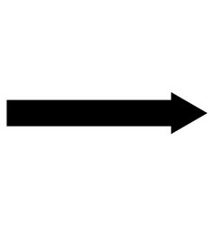 Long Oblong Right Arrow Cursor Pointer Element