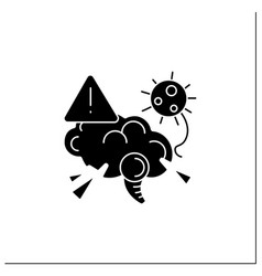 Brain Damage Glyph Icon