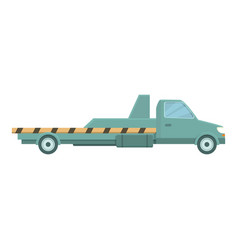 Emergency Tow Truck Icon Cartoon Crash