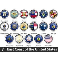 Flags East Coast Region Us