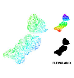 Spectrum Gradient Dot Map Flevoland