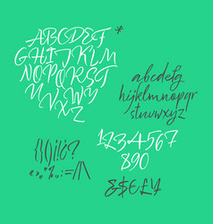 Handwritten Brush Font