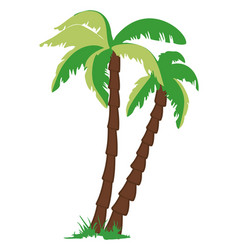 Palm Tree In The Drawing