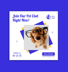 Adopt A Pet Social Media Post Template