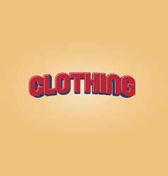 Editable Text Effect Clothing 3d Creative