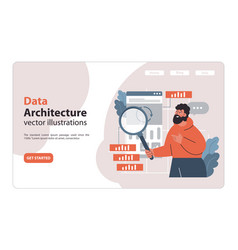 Data Architecture Inspection Concept Flat