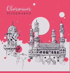 Drawing Sketch Charminar