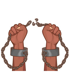 Hands Pose In Breaking The Handcuffs